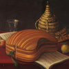 Still life with musical instrument from 19th century