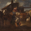 Great 17th century painting, the farrier's workshop