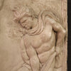 Bas-relief in plaster, Adam and Eve at work