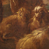 Antique landscape with goats from the second half of the 17th century