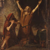 The vision of Saint Anthony the Abbot, painting from the 19th century
