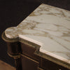 Boulle style sideboard with marble top