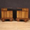 Pair of 50's Art Deco style bedside tables