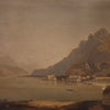 Lake view painting from the second half of the 19th century