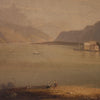 Lake view painting from the second half of the 19th century