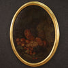 Antique oval still life from the 18th century