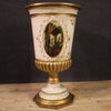 Hand painted goblet side table from the 20th century
