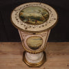 Hand painted goblet side table from the 20th century