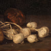 Still life on panel signed from the 19th century