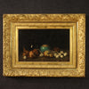 Still life on panel signed from the 19th century