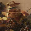 Antique still life painting from 19th century