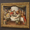 Antique Flemish painting Last Supper from 16th century