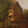 Landscape painting signed and dated 1854