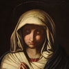 Antique Virgin oil on canvas from 17th century