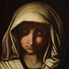 Antique Virgin oil on canvas from 17th century