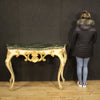 Lacquered and gilded console