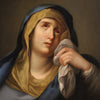 Antique painting Virgin of Sorrows from the 18th century