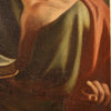 Antique religious painting Saint Matthew from 18th century