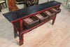 Antique oriental lacquered console from 19th century