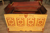 Antique lacquered chest from 20th century