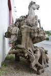 Asian wooden sculpture depicting "Horse"