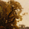 Dutch signed landscape painting oil on canvas