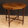 English inlaid side table from 20th century