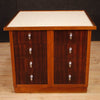 French design chest of drawers in mahogany, palisander and beech