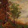 Italian signed landscape painting from 20th century