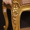 French bench in gilded wood