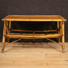 Italian design coffee table in bamboo