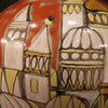 Italian ceramic vase signed and dated
