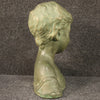 Italian sculpture in terracotta bust of a child from the 20th century
