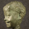 Italian sculpture in terracotta bust of a child from the 20th century