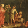 Antique Italian painting from the 18th century