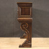 Baroque style bar cabinet in oak wood of the 20th century