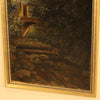 Italian landscape painting oil on cardboard from 20th century