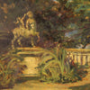 Italian landscape painting in Impressionist style from 20th century