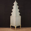 Italian lacquered, gilded and painted corner cabinet from the 20th century