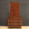 Italian design cheval mirror in wood from 70s