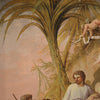 Italian religious painting Adoration of the Shepherds from 19th century