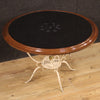 French design coffee table in painted metal